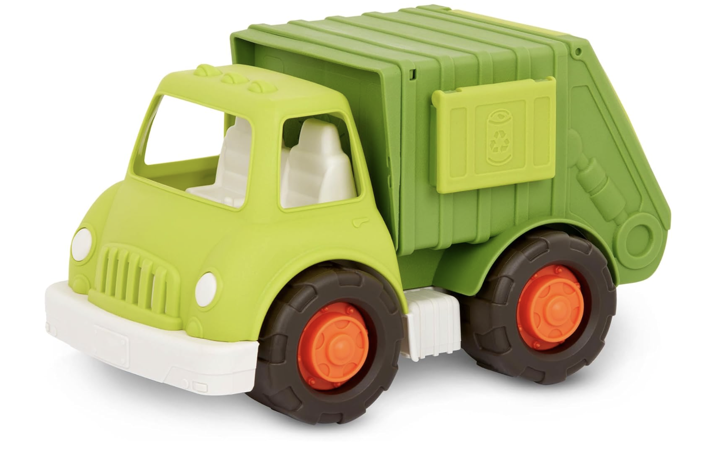 Colorful and interactive recycling truck designed for toddlers