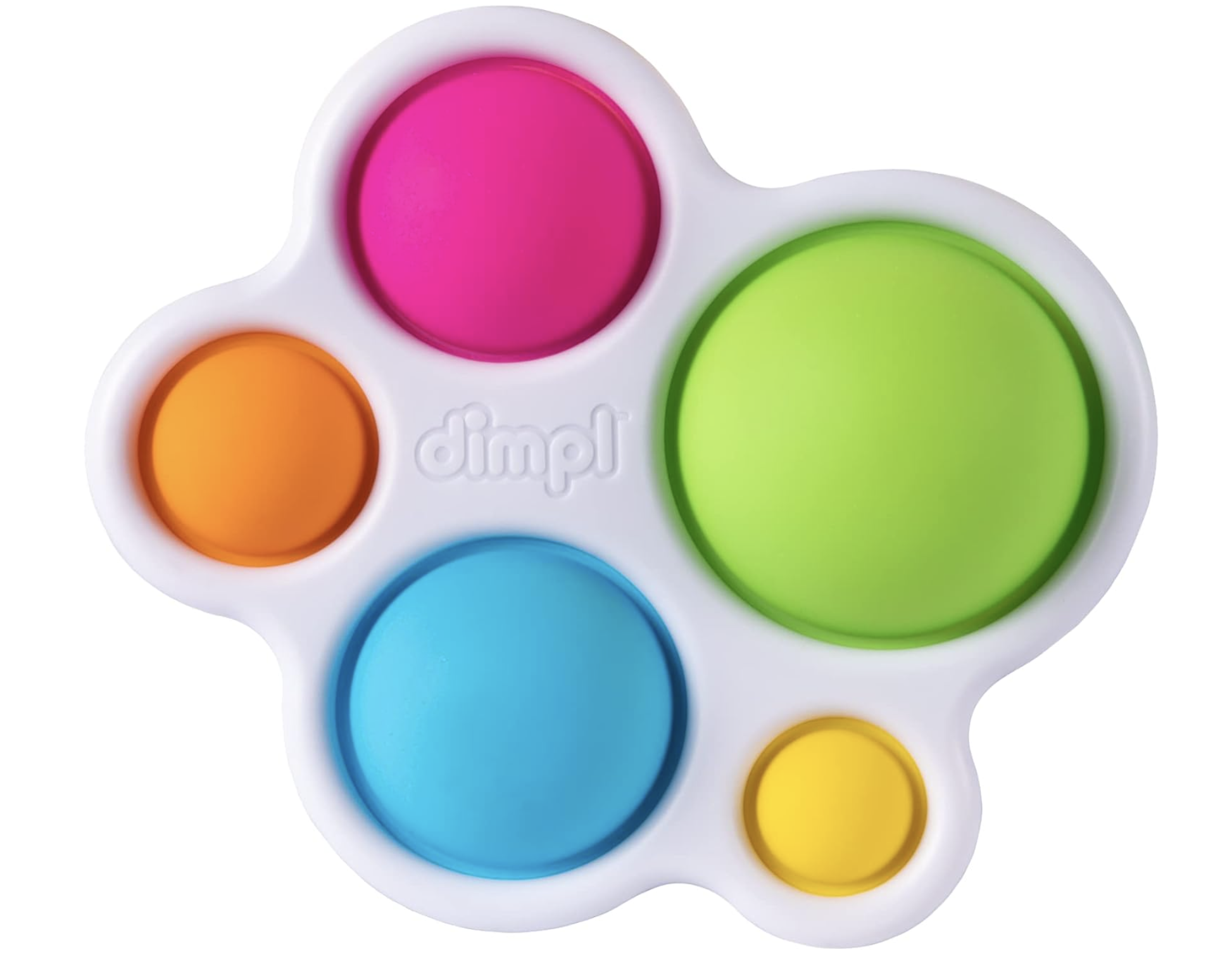 Fat Brain Toys Dimpl interactive sensory toy with poppable silicone bubbles