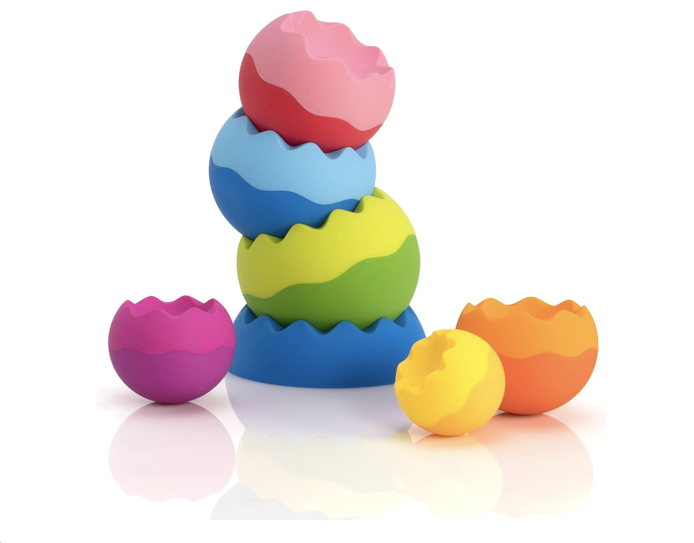 Fat Brain Toys Tobbles Neo colorful stacking and balancing toy for toddlers