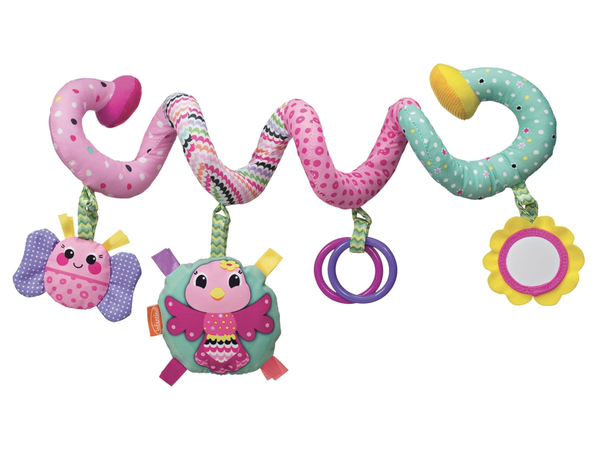 Infantino Spiral Activity Toy engaging spiral toy with colorful activities for sensory development