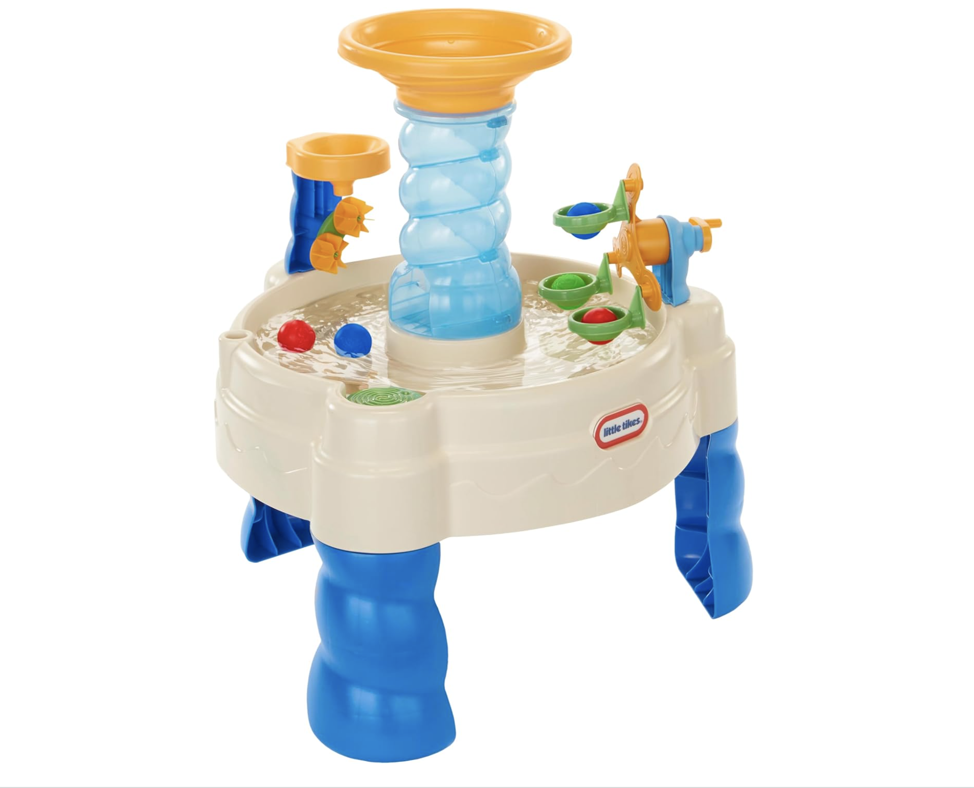 Little Tikes Spiralin' Seas Waterpark Play Table interactive water table with spinning elements and splash features