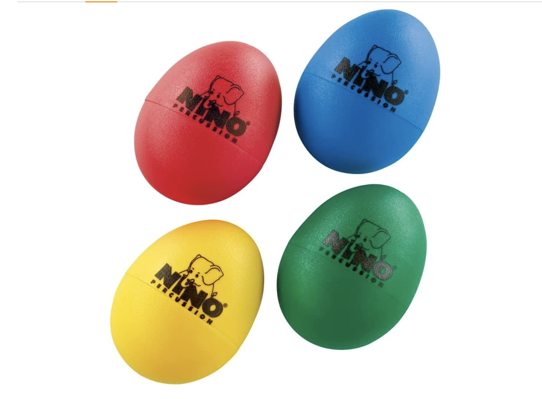 Meinl NINO Percussion Wood Egg Shakers for toddlers and kids