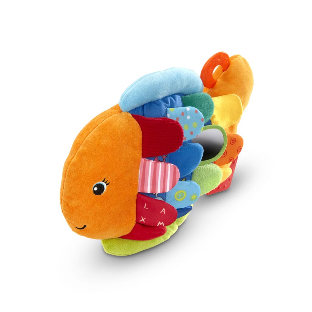 Bright and engaging soft fish toy for babies