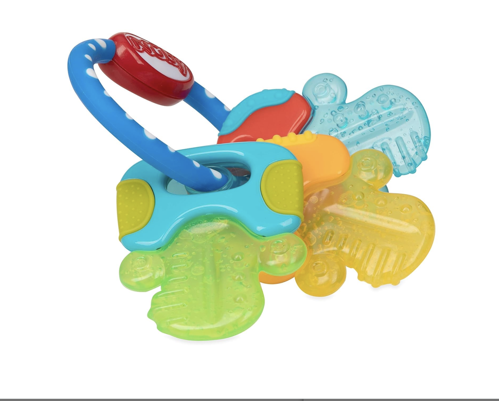 Teething keys with ice gel for soothing and sensory play