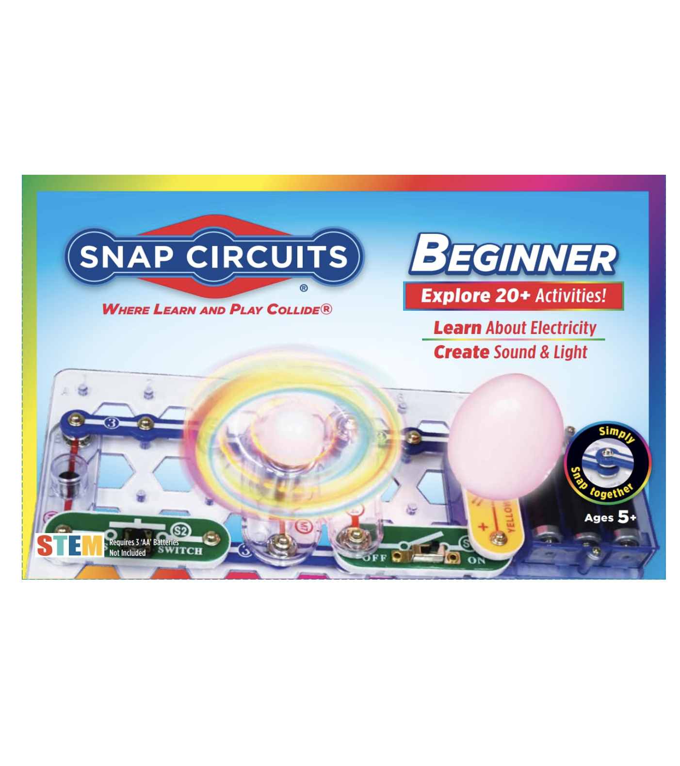 Snap Circuits Jr. electronics discovery kit for kids